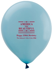 America The Beautiful Latex Balloons