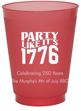 Party Like It's 1776 Colored Shatterproof Cups