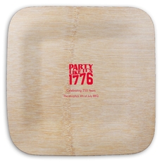 Party Like It's 1776 Square Bamboo Plates