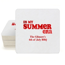 In My Summer Era Square Coasters