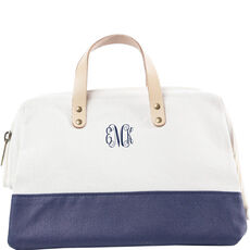 Personalized Navy Canvas Tool Bag