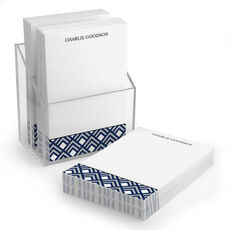 Geometric Pattern Stack of Small Notepads