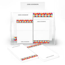 Colorful Geometric Notepad Set (7 Pads)