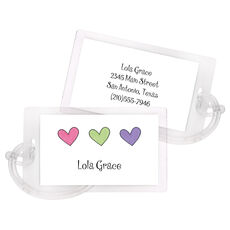 Hearts are Wild  Luggage Tags