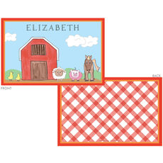 Down On The Farm Laminated Placemat