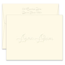 Mirador Folded Note Cards - Embossed