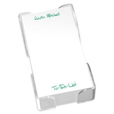List Sheets in Holder with Choice of Typestyle