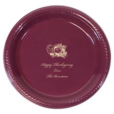Personalized Thanksgiving Plastic Plates