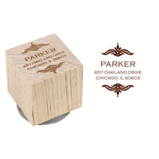 Parker Wood Block Rubber Stamp
