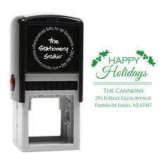 Happy Holidays Self-Inking Stamp