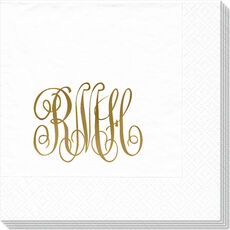 White Pearl Design Your Own Caspari Napkins
