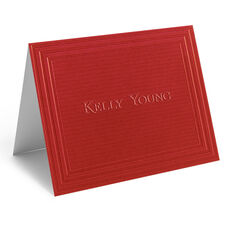 California Classic Frame Folded Note Cards - Embossed