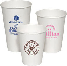 Custom with Your 1-Color Paper Coffee Cups