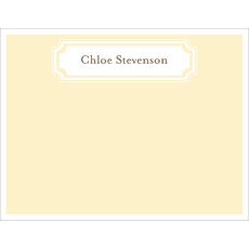 Butter Frame Flat Note Cards