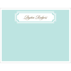 Robins Egg Frame Flat Note Cards