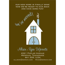 We've Moved Simple House Moving Announcements
