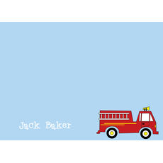 Firetruck Flat Note Cards