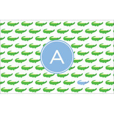 Blue Alligator Repeat Placemats