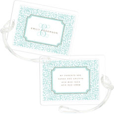 Robin's Egg Devereaux Luggage Tags