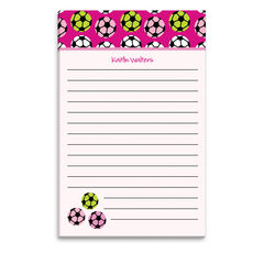 Girls Soccer Notepads