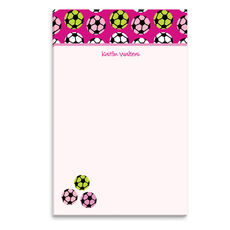 Girls Soccer Notepads