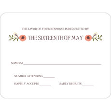 Botanical Bouquet Response Cards