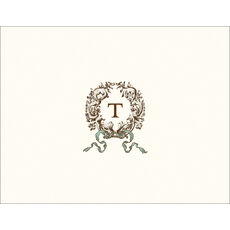 Cherished Wedding Initial Foldover Note Cards