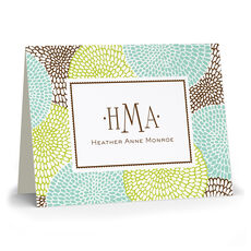 Petals De Mer Folded Note Cards