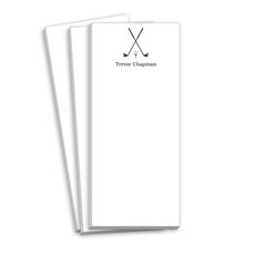 Golf Club Skinnie Notepads
