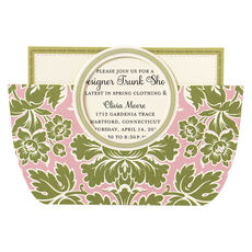 Olivia Purse Die-cut Pocket Invitations