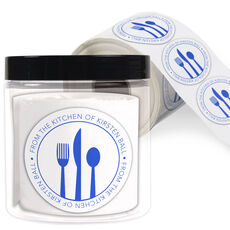 Place Setting Round Labels