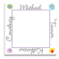 Colorful Corner Dots Notepad