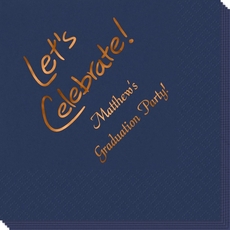 Fun Let's Celebrate Napkins
