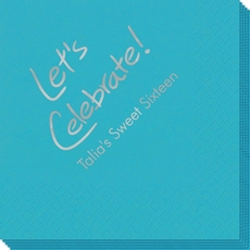 Fun Let's Celebrate Napkins