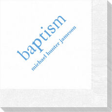 Big Word Baptism Napkins