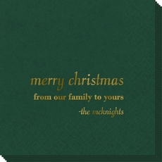 Any Text You Want Napkins