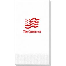 American Flag Guest Towels