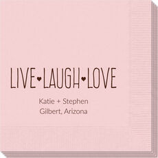 Live Laugh Love Napkins