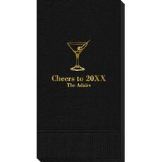 Martini Party Guest Towels