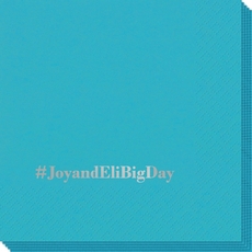 Create Your Hashtag Napkins