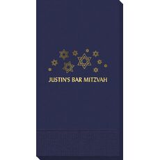 Modern Jewish Star Galaxy Guest Towels