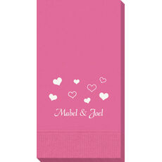 Pretty Hearts Galore Guest Towels