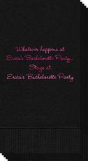 Whatever Happens Party Guest Towels