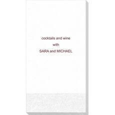 Simple Name Guest Towels