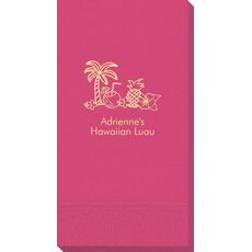 Tropical Hawaiian Luau Guest Towels