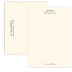 Barker Letter Sheets (6.25 in. x 9 in.) - Raised Ink