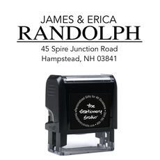 Randolph Rectangular Address Self Inking Stamper