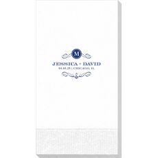 Initial Scroll Guest Towels