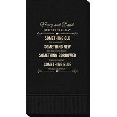Our Special Day with Names Guest Towels