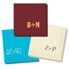 Large Initials Napkins